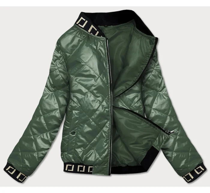 Zelená dámská bunda bomber model 17110228 - S'WEST