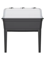 STOJACA SKLENENENÁ SADA RESPANA ECOLINE 74,6x77,7x36,8 cm ANTRACIT detské