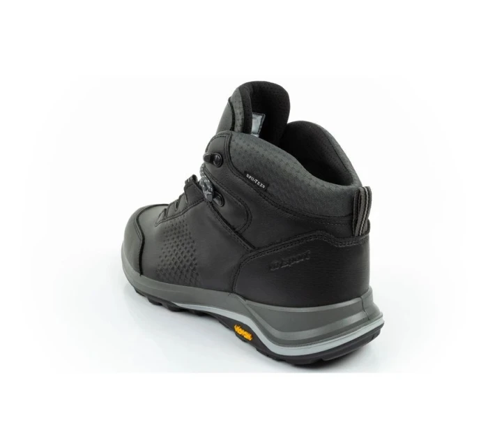 Grisport pánska treková obuv Nero avon SPO-TEX kožená čierna