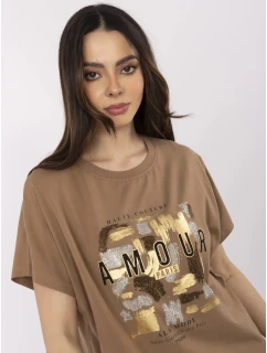 Bluzka CLM BZ model 21094580 jasny brązowy - FPrice