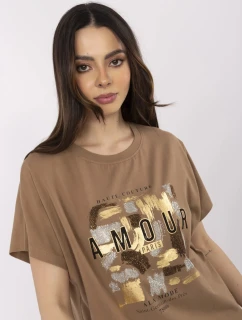 Blúzka CLM BZ 1701.81 svetlohnedá