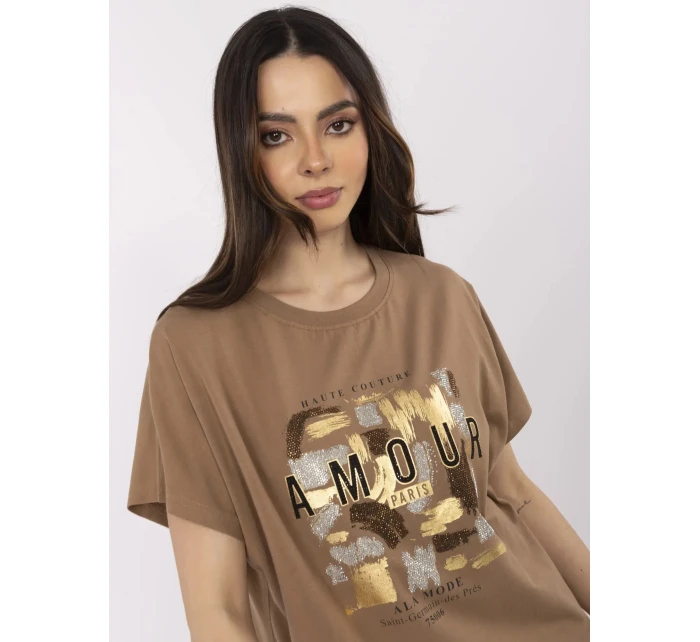 Bluzka CLM BZ model 21094580 jasny brązowy - FPrice