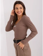 Bluzka RV BZ model 18969995 brązowy - FPrice
