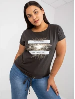 T shirt RV TS model 21127072 ciemny khaki - FPrice