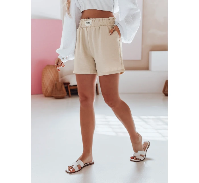 Dámské šortky STYLE beige Dstreet model 21987358 - FashionStreet