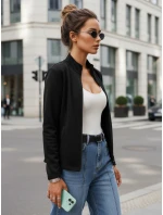 Dámská mikina na zip se stojáčkem černá Dstreet model 21996346 - FashionStreet