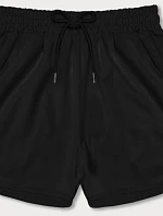 Dámske športové šortky čierne (8K951-3)