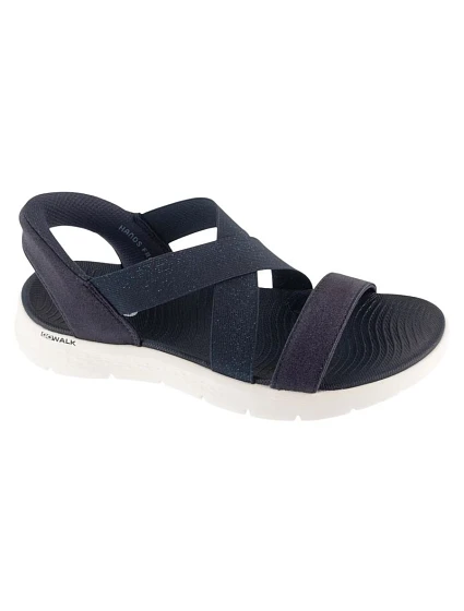 Skechers Slip-Ins: Sandále Go Walk Flex – Glimmer Up 141489-NVY, tmavomodré, veľkosť 36