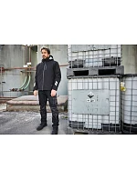 JN (94110) Pracovní strečové kalhoty "Slim  black/black model 22532307 - Daiber