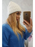 Fleecová čiapka K204 biela Fleecová čiapka K204 biela