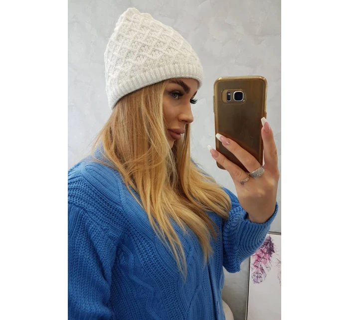 Fleecová čiapka K204 biela Fleecová čiapka K204 biela