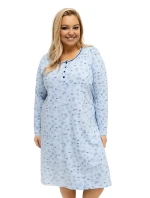 DU KN nočná košeľa FP 604.10 svetlomodrá