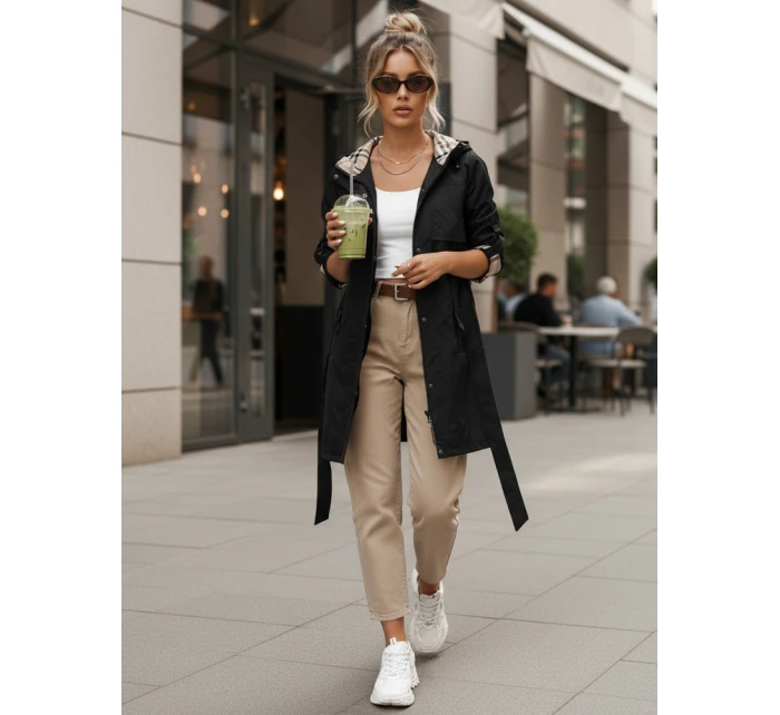 Dámská přechodná bunda parka černá Dstreet model 21974252 - FashionStreet