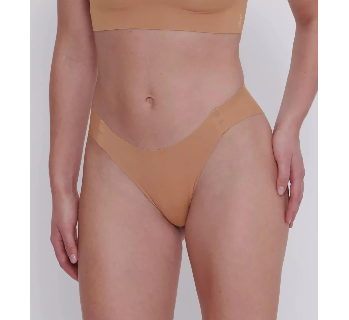 Dámske tangá ZERO Feel 2.0 High leg - BROWN - hnedá 00CM - SLOGGI Dámske tangá ZERO Feel 2.0 High leg - BROWN - hnedá 00CM - SLOGGI