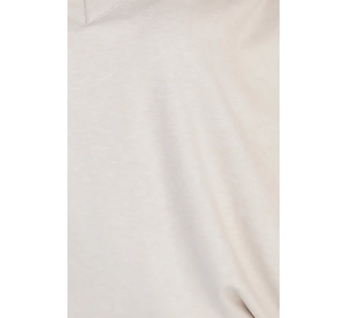 402-7 Sveter teplé netopierie šaty s výstrihom - béžové 402-7 Sveter teplé netopierie šaty s výstrihom - béžové