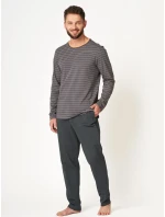Pánské pyžamo Key MNS 303 dł/r M-2XL Pánské pyžamo Key MNS 303 dł/r M-2XL