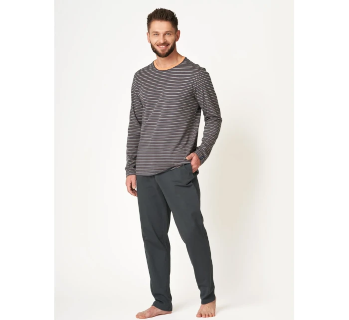 Pánské pyžamo Key MNS 303 dł/r M-2XL Pánské pyžamo Key MNS 303 dł/r M-2XL