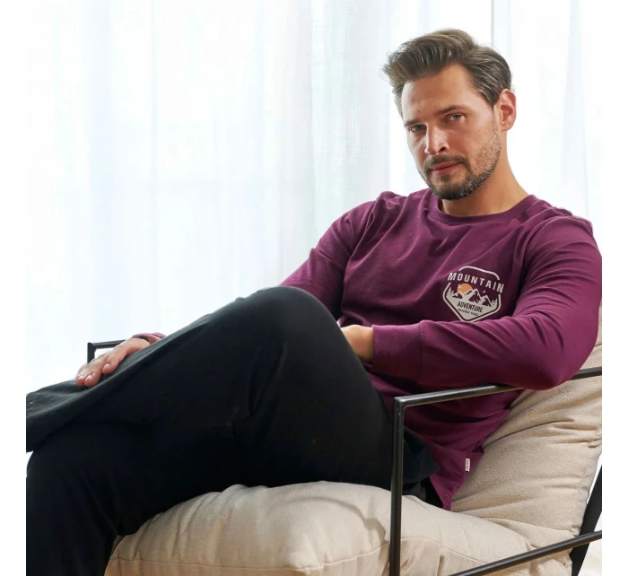 Pánske pyžamo 7139 víno plus - Doctornap Pánske pyžamo 7139 víno plus - Doctornap