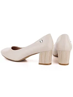 Sergio Leone béžové dámske lodičky na podpätku PB404