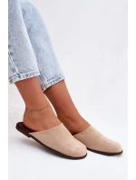 Dámské ploché béžové ekologické semišové Veronelle Dámské ploché béžové ekologické semišové Veronelle