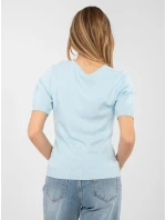 Sweter PM SW model 21923950 jasny niebieski - FPrice Sweter PM SW model 21923950 jasny niebieski - FPrice