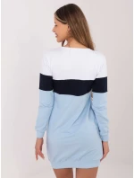Dámské šaty RV SK model 17926413 bílé a modré - FPrice