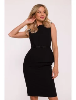 šaty černé model 21470770 - STYLOVE