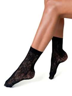 Ponožky Rosa model 21410221 Nero - Veneziana
