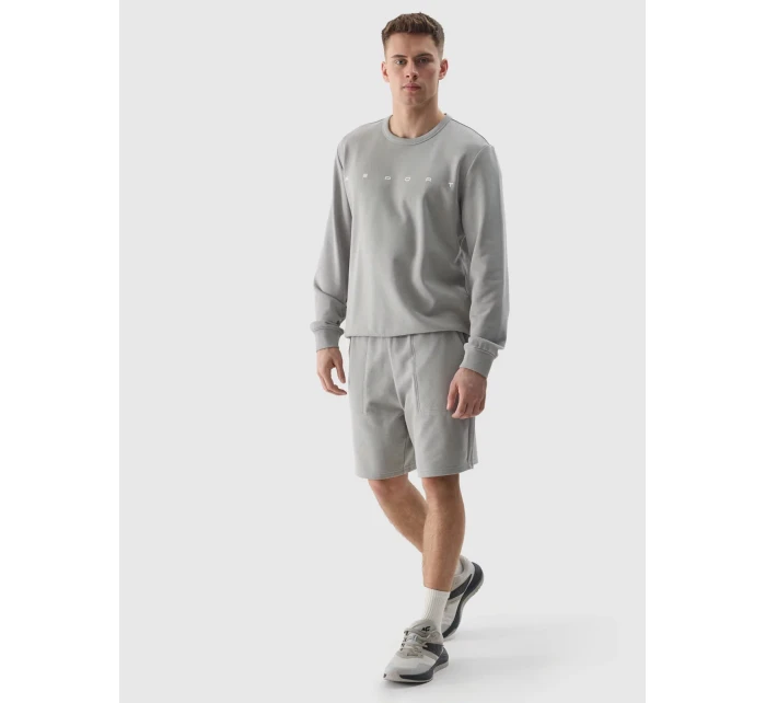 Pánské teplákové šortky 4F - šedé Pánské teplákové šortky 4F - šedé