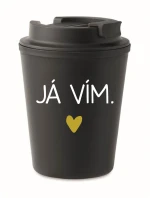 VIEM - čierny termohrnček 300 ml