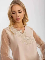 Dámska blúzka LK BZ 506666 1.66P Beige - FPrise Dámska blúzka LK BZ 506666 1.66P Beige - FPrise
