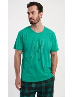 Pánske pyžamové šortky Tetris