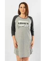 Dámská noční košile s tříčtvrtečním rukávem You and me