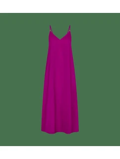 Letné saténové šaty - ČERVENÉ - TRIUMPH ČERVENÉ - TRIUMPH