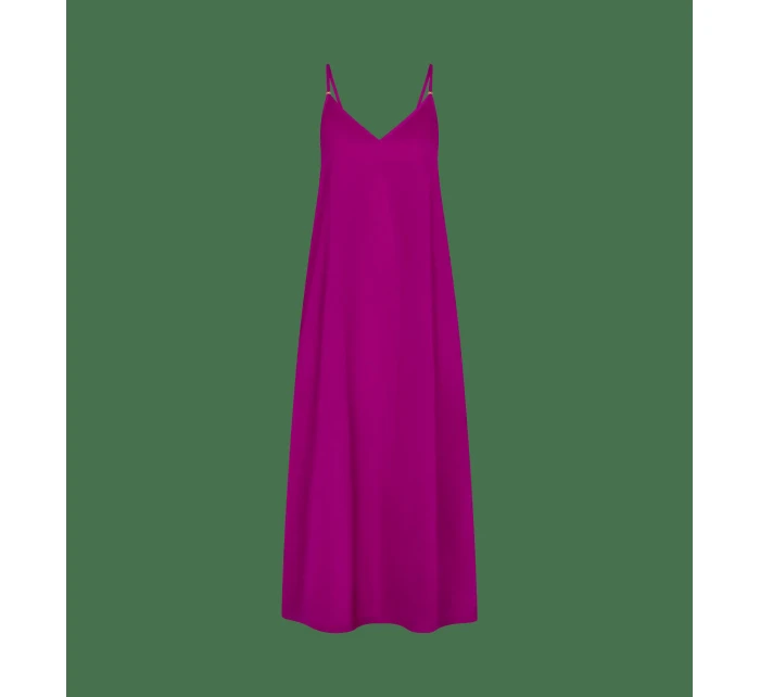 Letné saténové šaty - ČERVENÉ - TRIUMPH ČERVENÉ - TRIUMPH