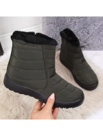 Nepromokavé sněhové boty na zip NEWS W model 17606242 khaki - Inny Nepromokavé sněhové boty na zip NEWS W model 17606242 khaki - Inny