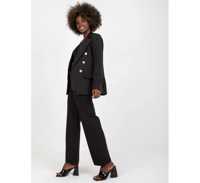 Dámské sako DHJ MA model 17394758 černé - FPrice Dámské sako DHJ MA model 17394758 černé - FPrice