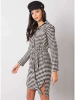 Šaty LK SK 508385 1.94 čiernobielych