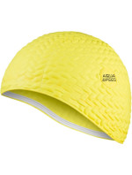 AQUA SPEED Plavecká čiapka Bombastic Tic-Tac Yellow Pattern 18