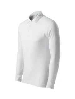 Polokošeľa Pique Polo LS biela