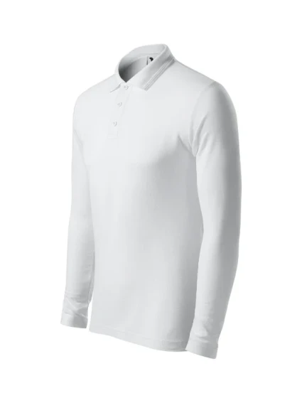 Polokošeľa Pique Polo LS biela