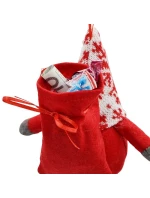 DEKORATÍVNY ZÁZRAK S DARČEKOVÝM VRECÚŠKOM 15CM ČERVENÝ