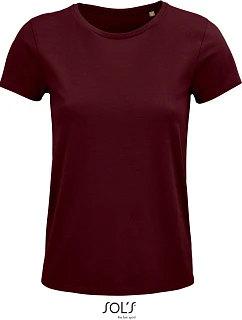 SOL'S Crusader Women Dámské tričko z bio bavlny model 22519256 burgundy