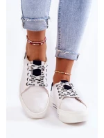 Dámské tenisky Memory Foam System Big Star model 21599563 Bíle - Big Star Shoes