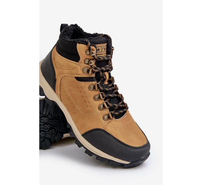 Ocieplane Buty Trekkingowe Męskie Camel Loreinae