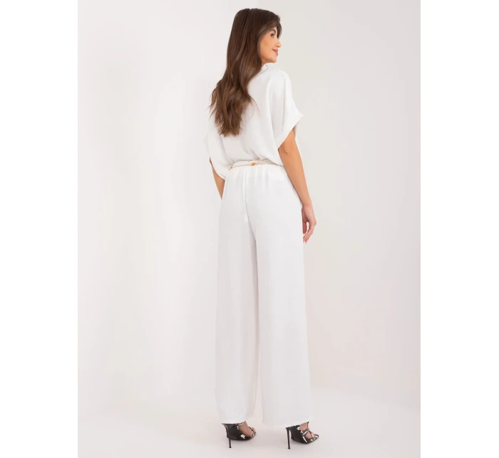 Spodnie DHJ SP model 19760100 biały - FPrice