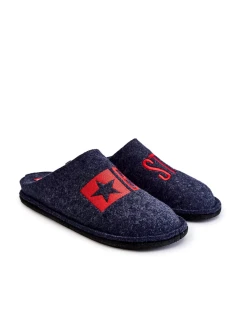 Klasické pánske papuče Big Star KK176002 Navy blue