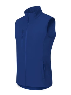Trail pánska softshellová vesta kráľovská modrá