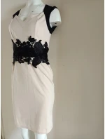 Dámske šaty 18536 čierno-béžové - Koucla Dámske šaty 18536 čierno-béžové - Koucla