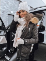 Dámská parka černá Dstreet model 21966198 - FashionStreet Dámská parka černá Dstreet model 21966198 - FashionStreet